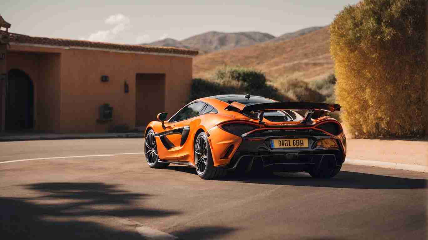 Orange McLaren luxury experience featuring private jet, exotic car, and high-end fashion accessories