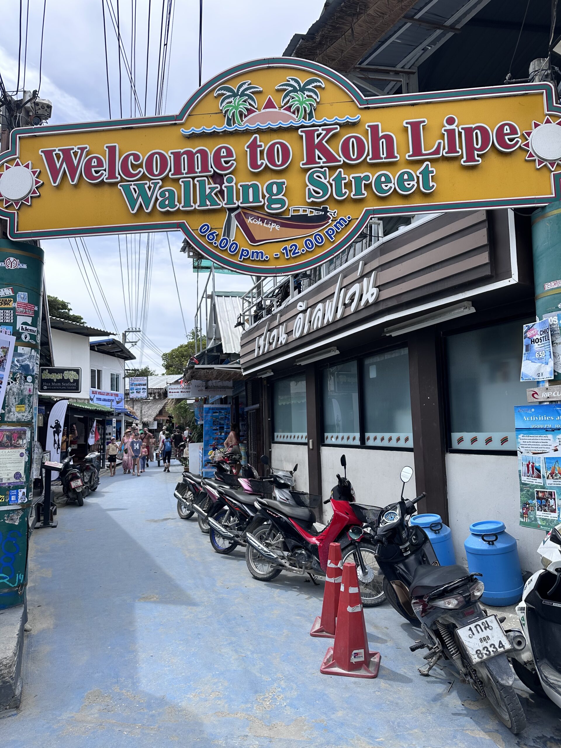 she's all over the place Koh lipe