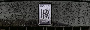 Rolls Royce Logo In Rain