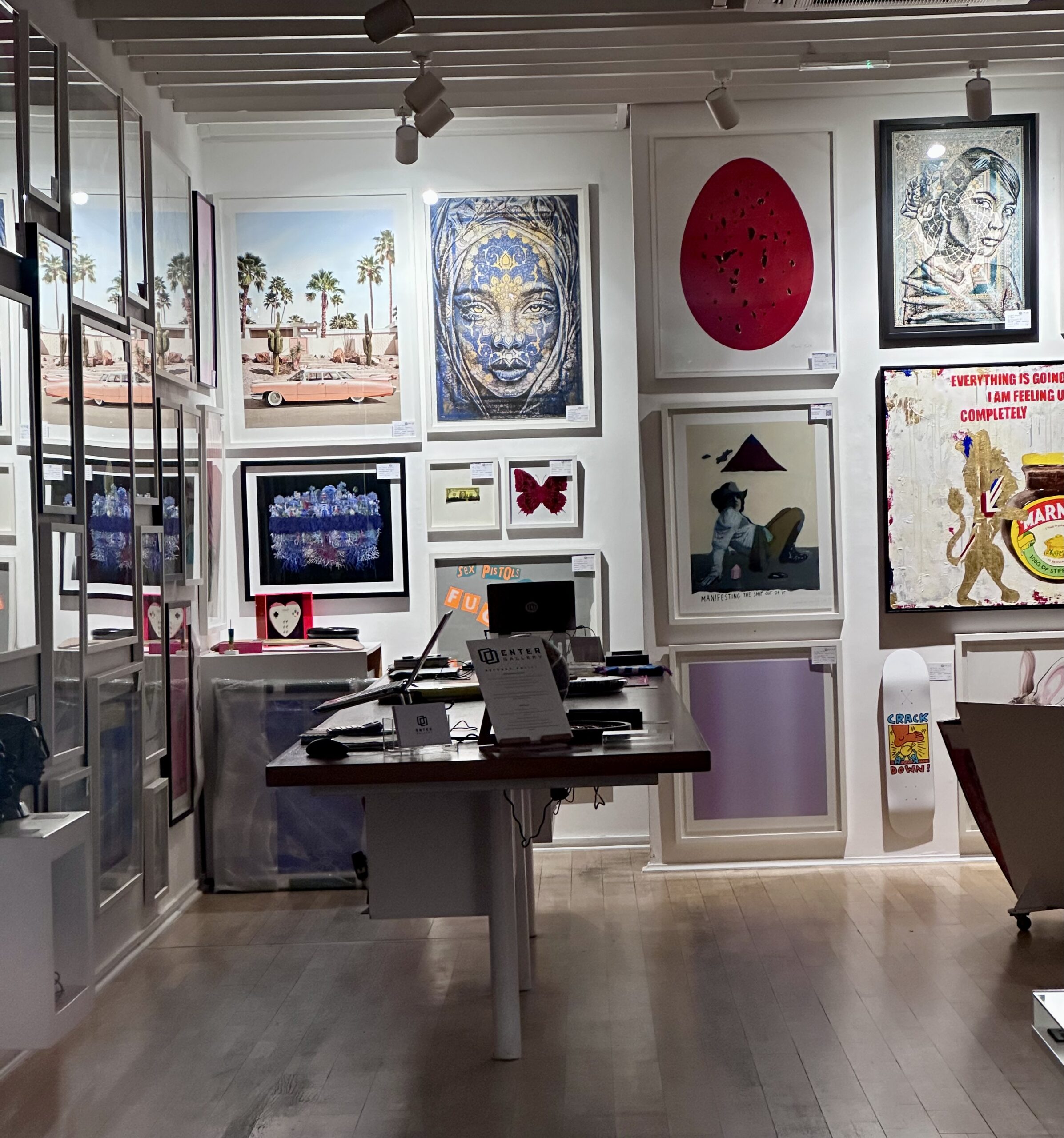 she's all over the place