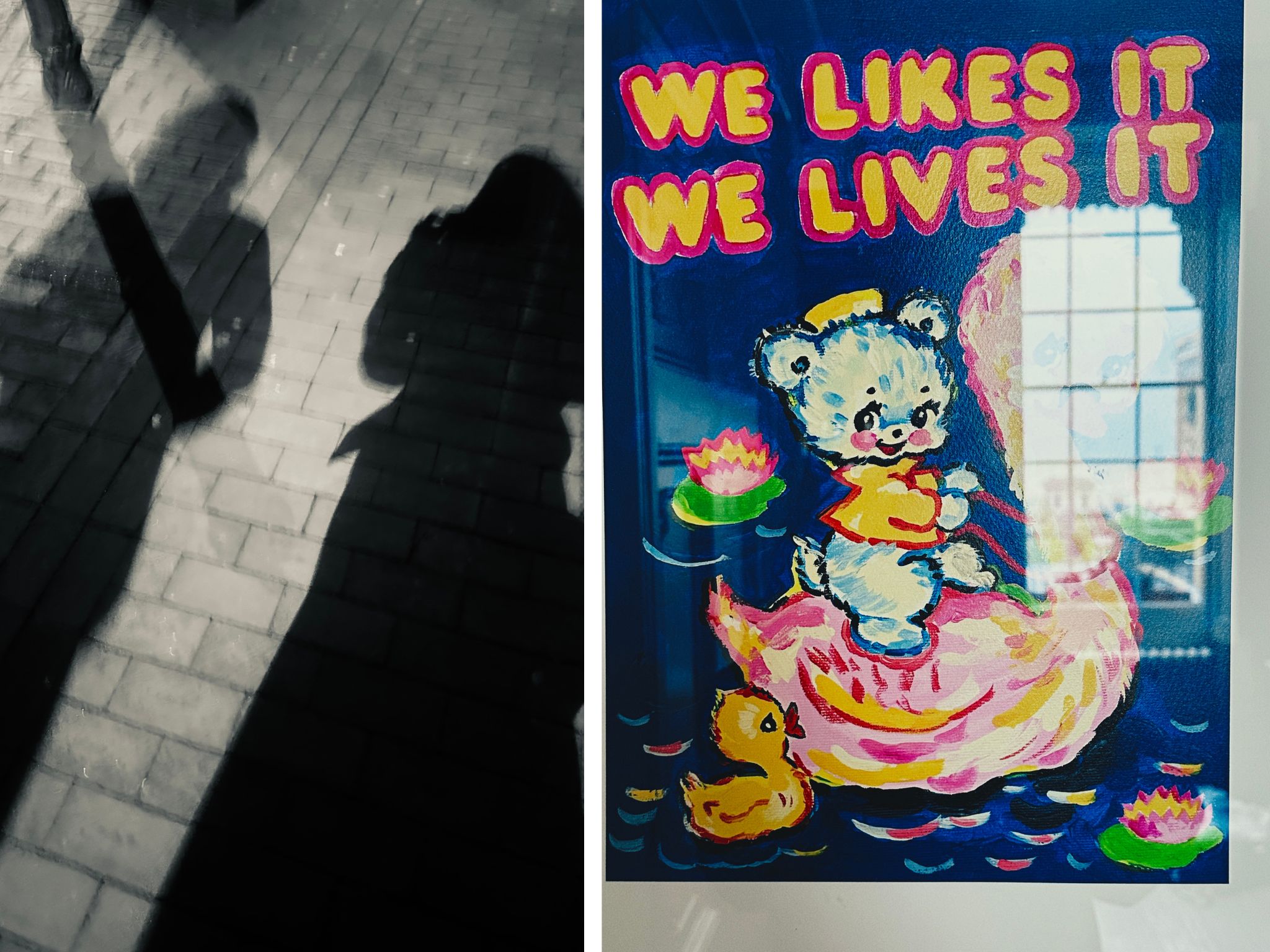 she's all over the place