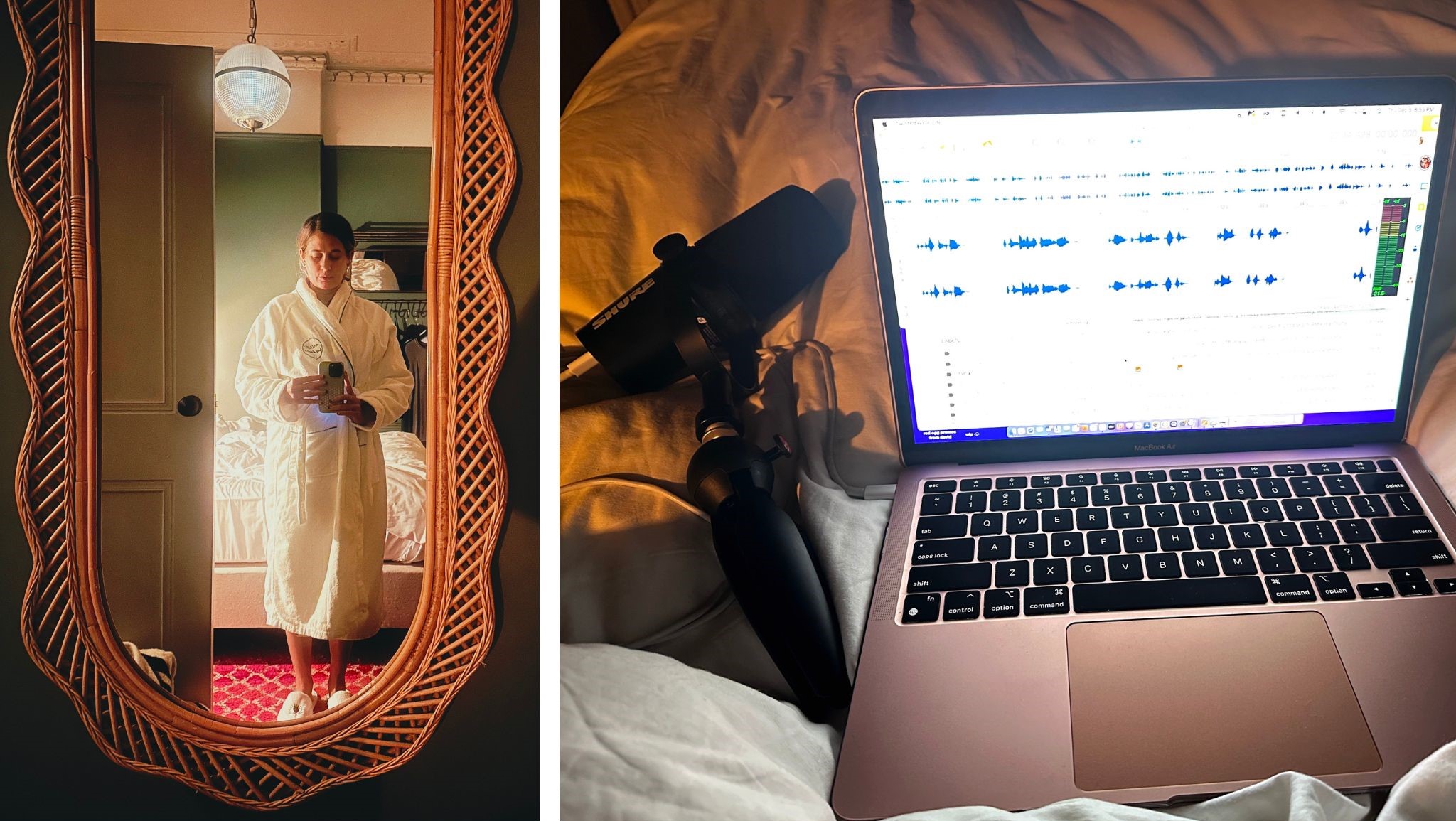 she's all over the place