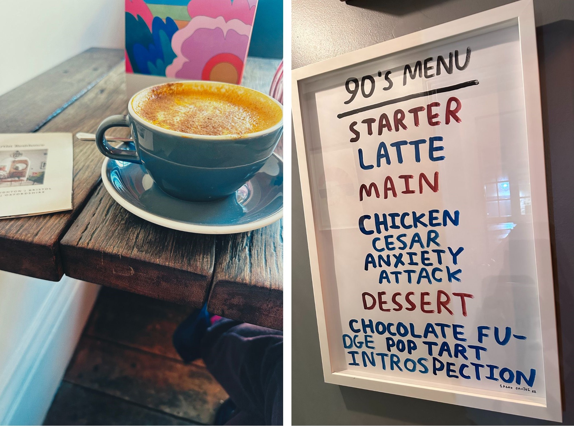 she's all over the place