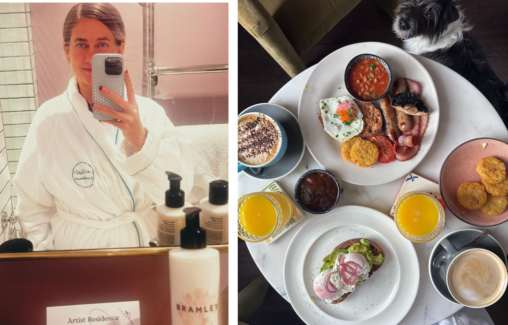 she's all over the place