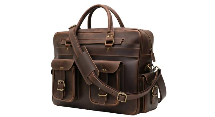 vintage leather laptop bag