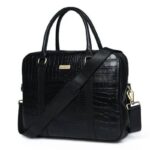 vintage leather messenger bag