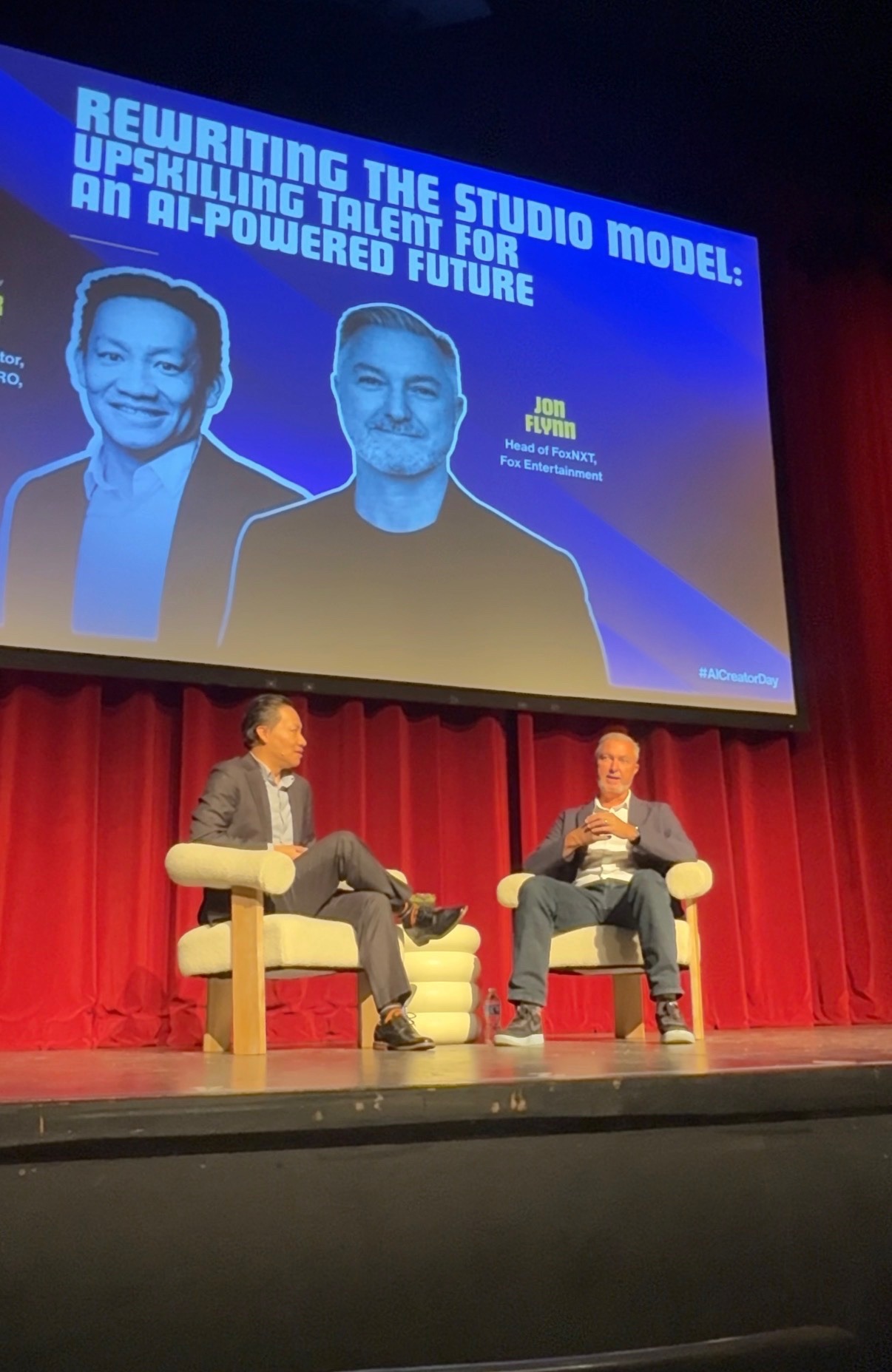 Rewriting the Studio Model panel at AI Creator Day with Jon Flynn of FoxNXT.