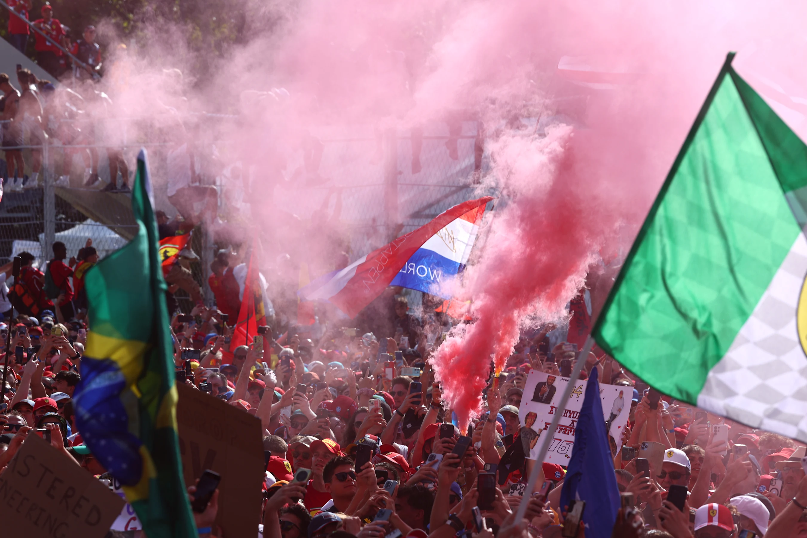 Official Formula1.com trackside image from the 2025 Italian Grand Prix weekend at Monza.