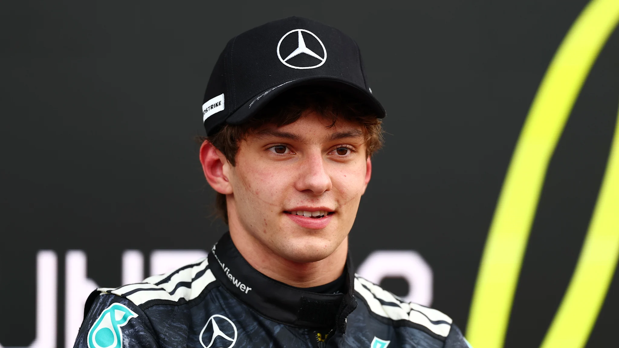 Kimi Antonelli driving the Mercedes at the 2026 Japanese Grand Prix
