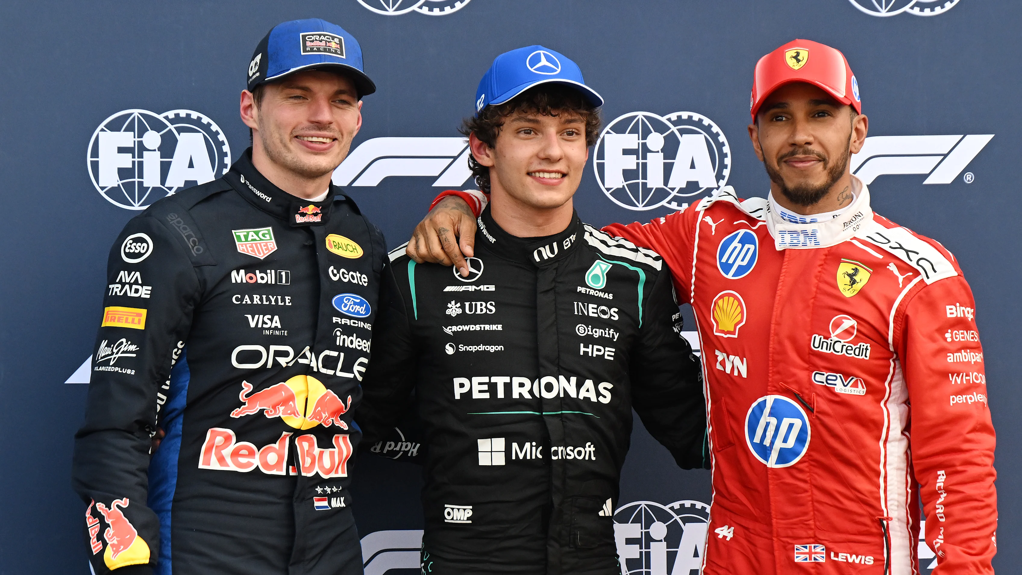 Pole position qualifier Andrea Kimi Antonelli of Italy and Mercedes at the 2026 Monaco Grand Prix