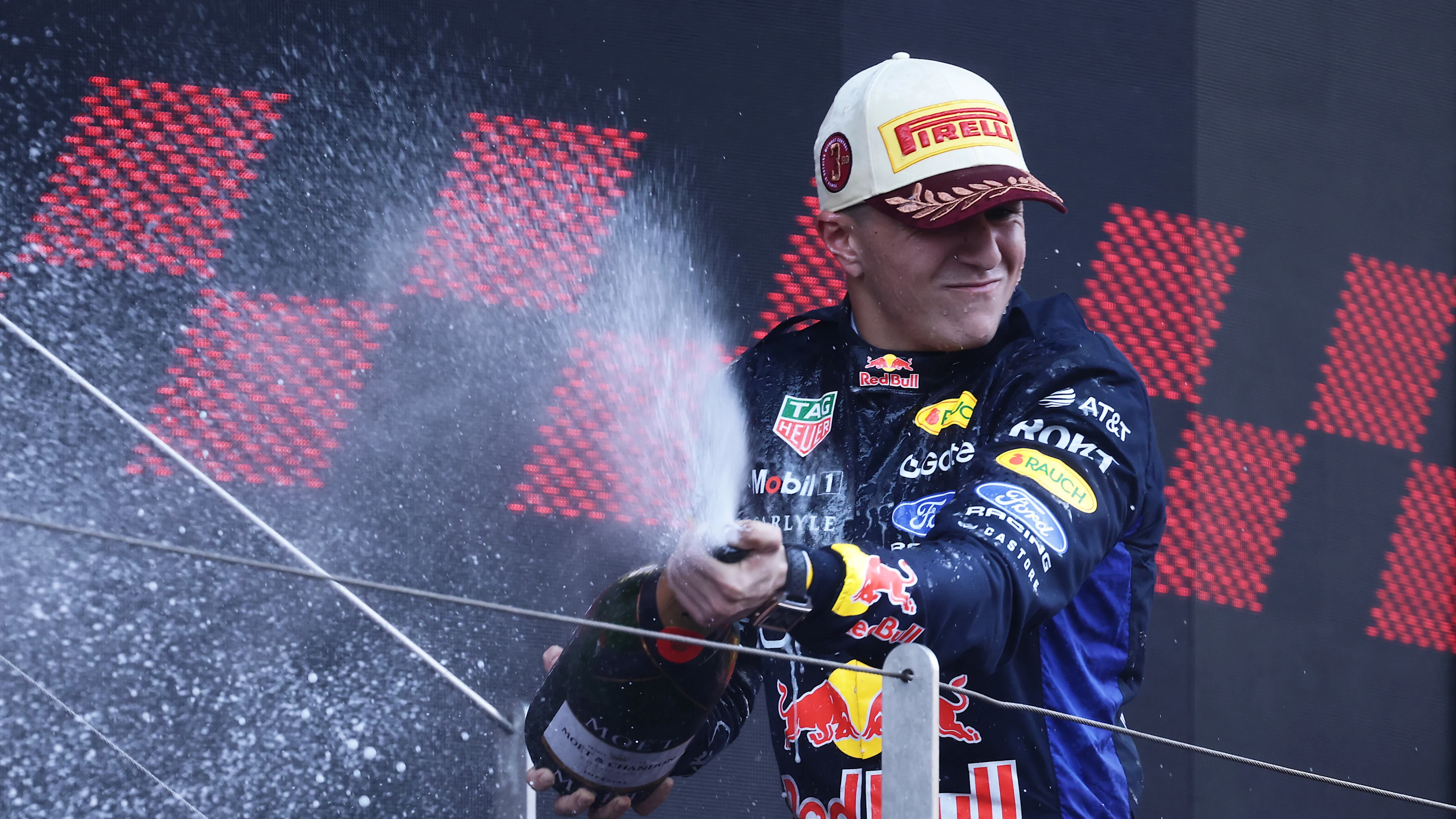 Isack Hadjar driving for Red Bull at the 2026 Monaco Grand Prix