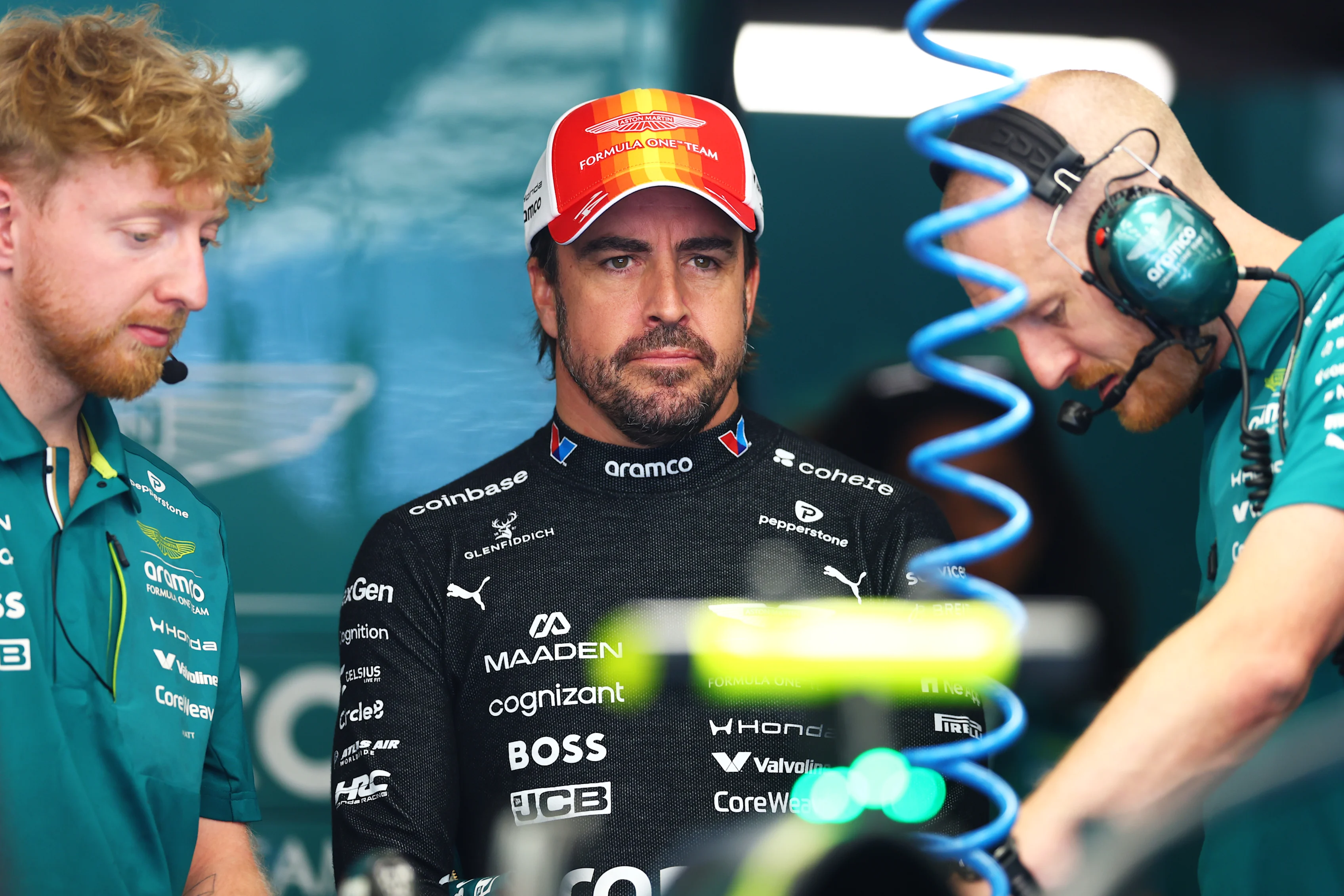 Fernando Alonso of Spain and the Aston Martin F1 Team at Barcelona; the 44-year-old said it was likely his last race at the circuit