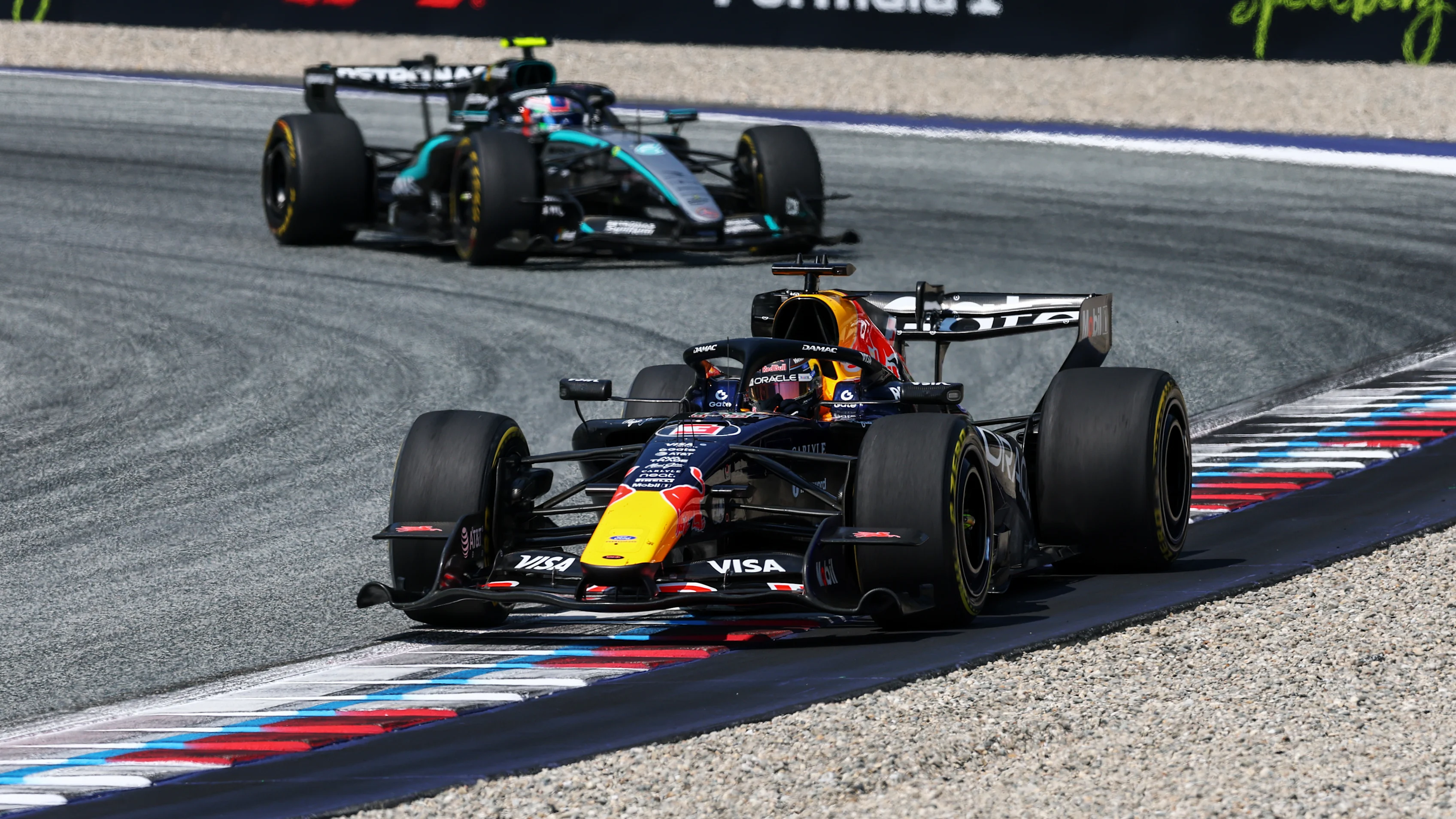 Max Verstappen driving the No. 3 Oracle Red Bull Racing car at the 2026 Austrian Grand Prix