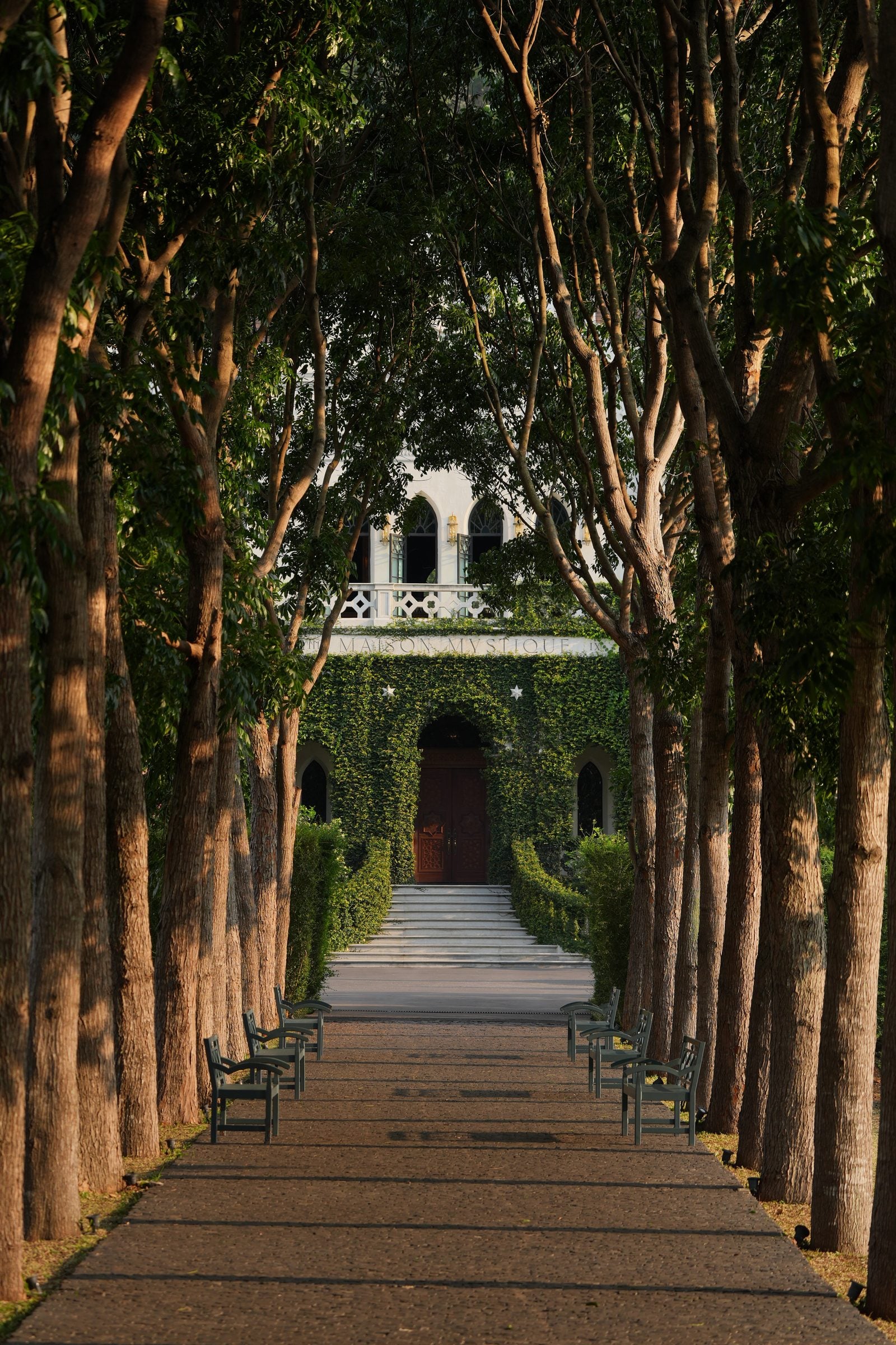 Maison Mystique exterior in the woodlands of Khao Yai, Thailand