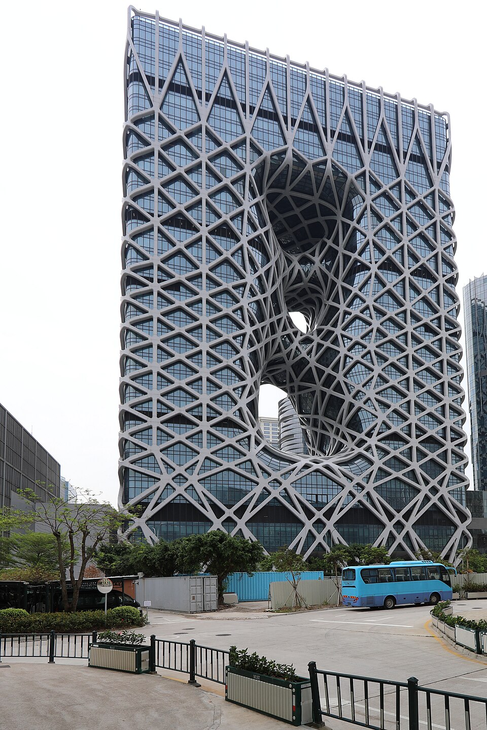 Morpheus, the futuristic hotel tower at City of Dreams Macau, a sister property to Melco's new REM hotel