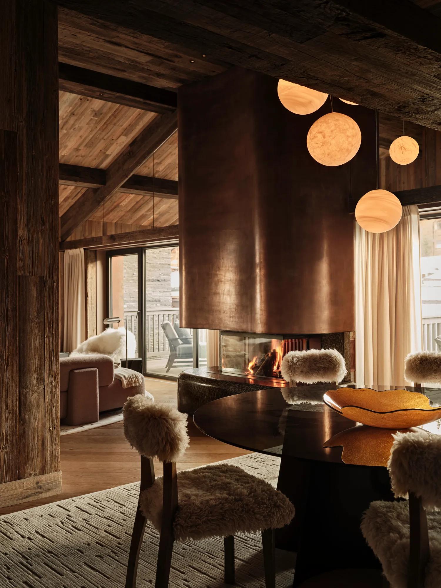 Rosewood Courchevel Le Jardin Alpin, the Courchevel House two-bedroom retreat in the snowy heights of Courchevel 1850