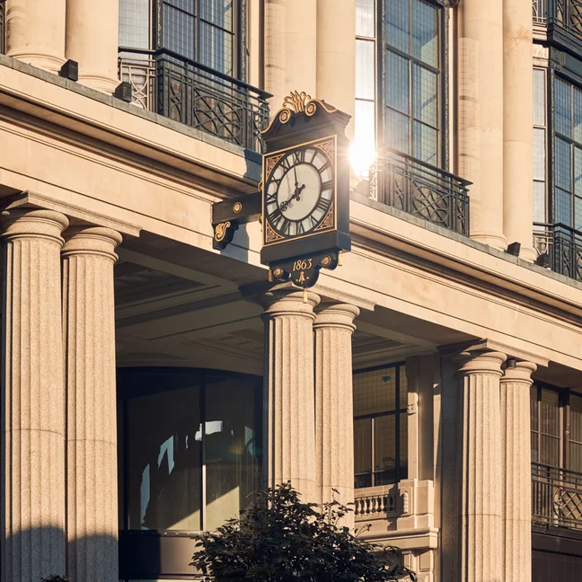 The restored Grade II-listed Whiteley building in Bayswater, home to Six Senses London