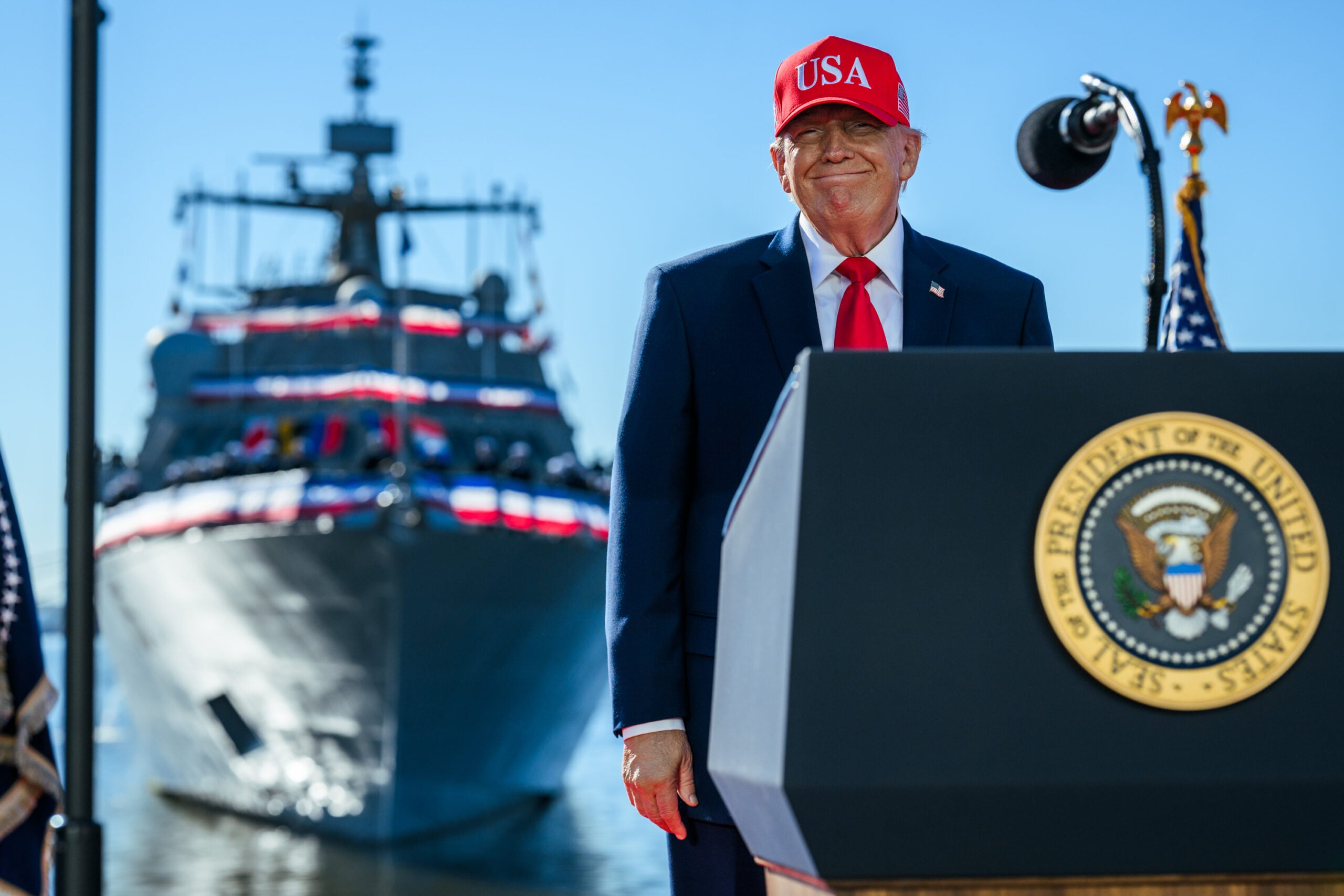President Trump at the Arsenal-2 announcement event