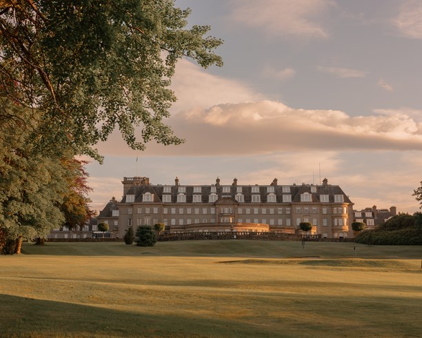 The Gleneagles Hotel in Auchterarder Scotland, a Leading Hotels of the World member set on an 850 acre estate
