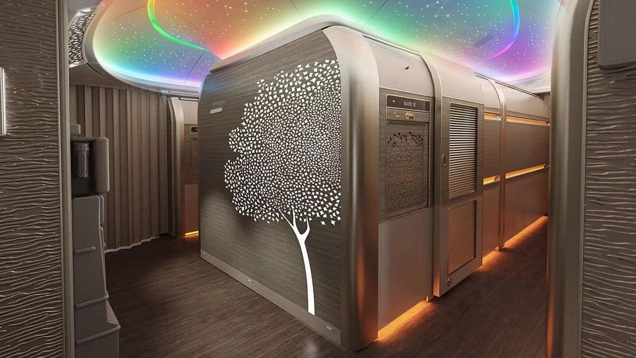 Emirates Game Changer first class suite, featured in Luxury POV flight review