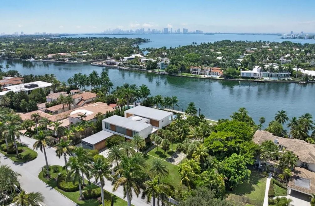 Sergey Brin's Allison Island home in Miami Beach