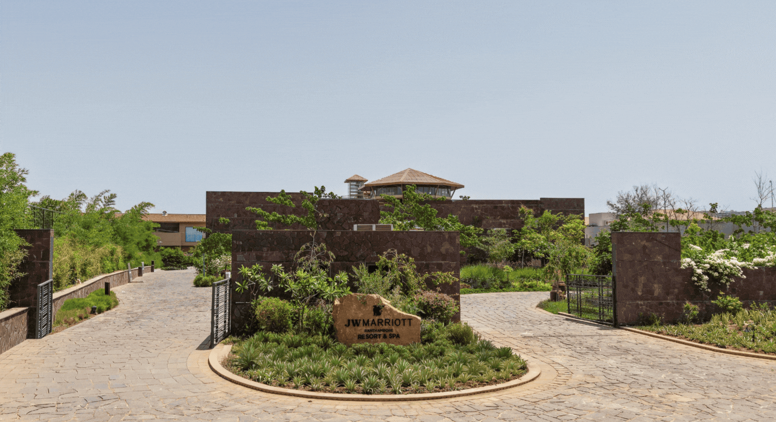 JW Marriott Ranthambore Resort and Spa exterior in Rajasthan India
