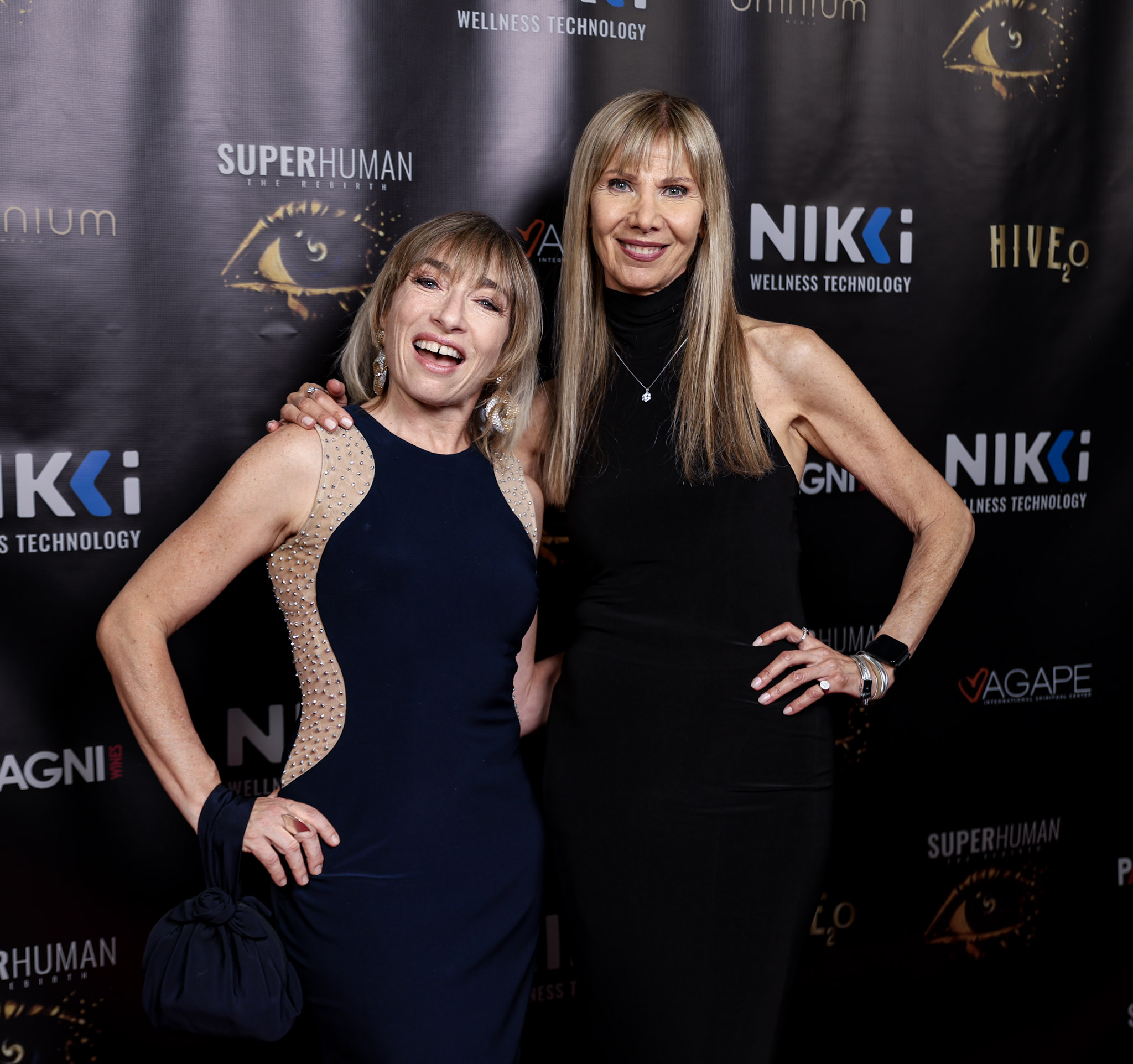 Naomi Grossman and Caroline Cory at the Superhuman 2: The Rebirth red-carpet premiere at the Saban Theatre in Beverly Hills