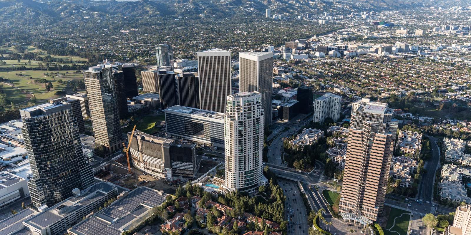 Century City neighborhood in Los Angeles
