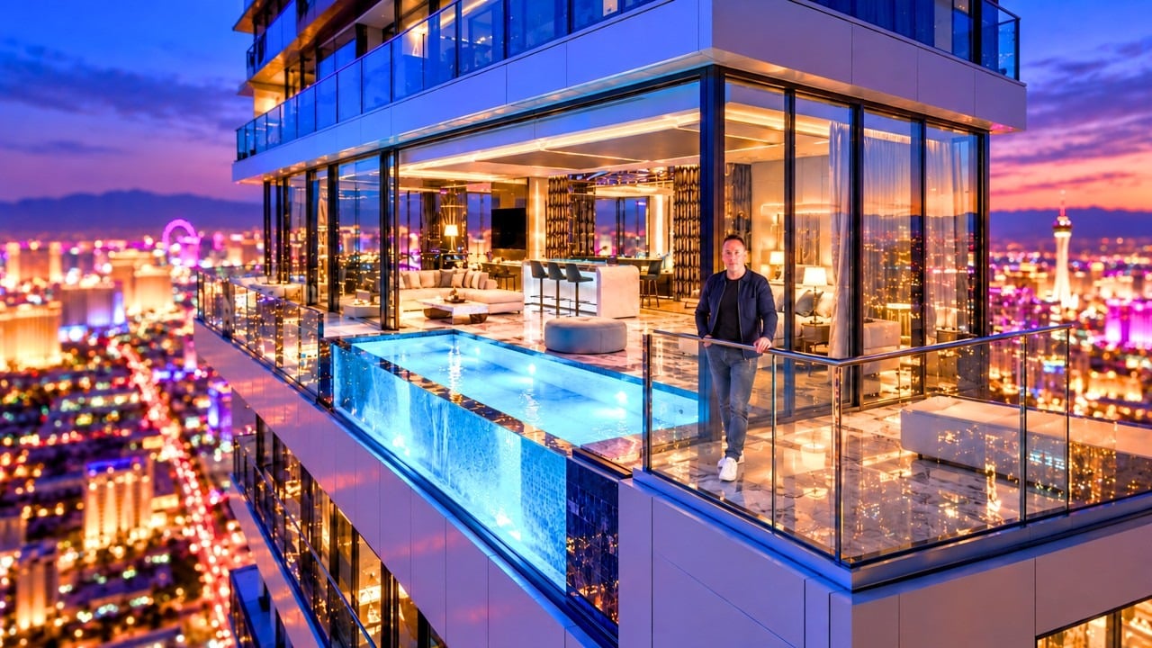 Palms Casino Resort Sky Villa Las Vegas, featured in Walk With Me Tim's luxury suite tour