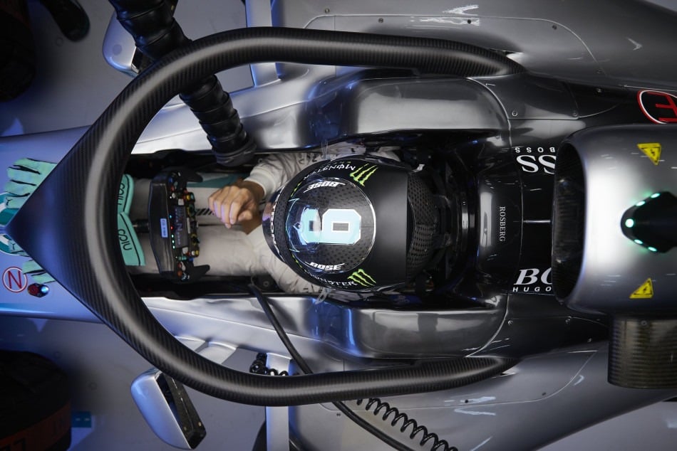 Formula 1 cars racing on track, official gallery image