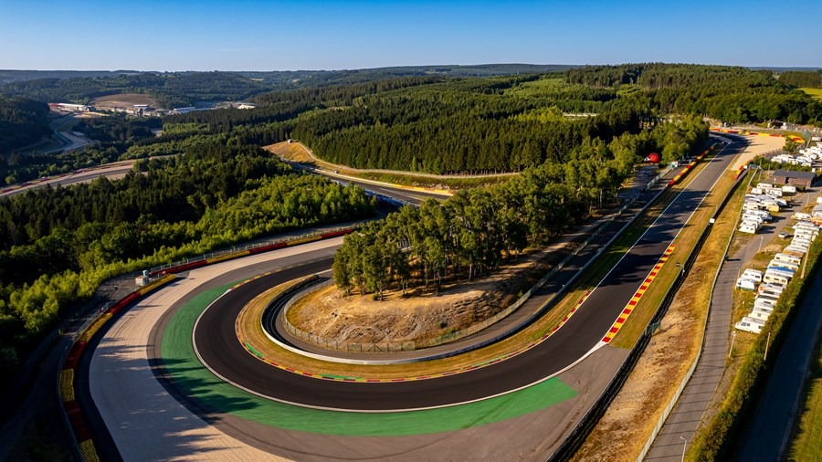 The Circuit de Spa-Francorchamps in Stavelot, Belgium, the longest circuit on the Formula 1 calendar and host of the 2026 Belgian Grand Prix.